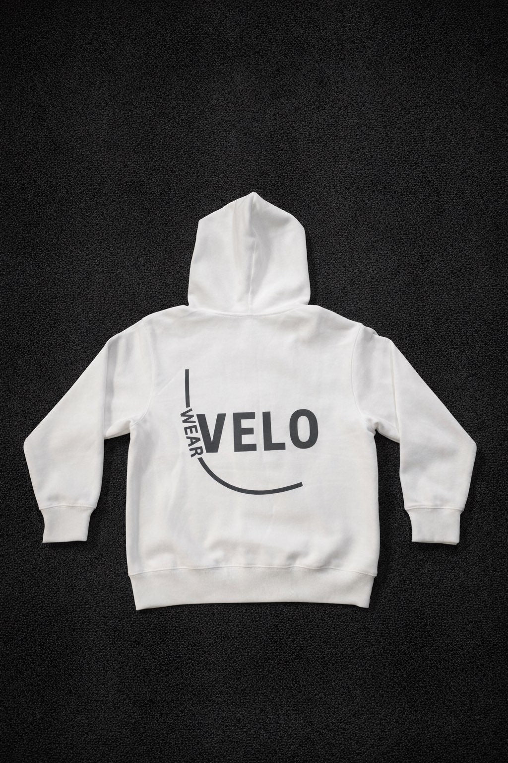 White Velo Hoodie
